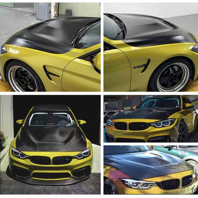 Carbon Hood Installed on BMW M3 F80