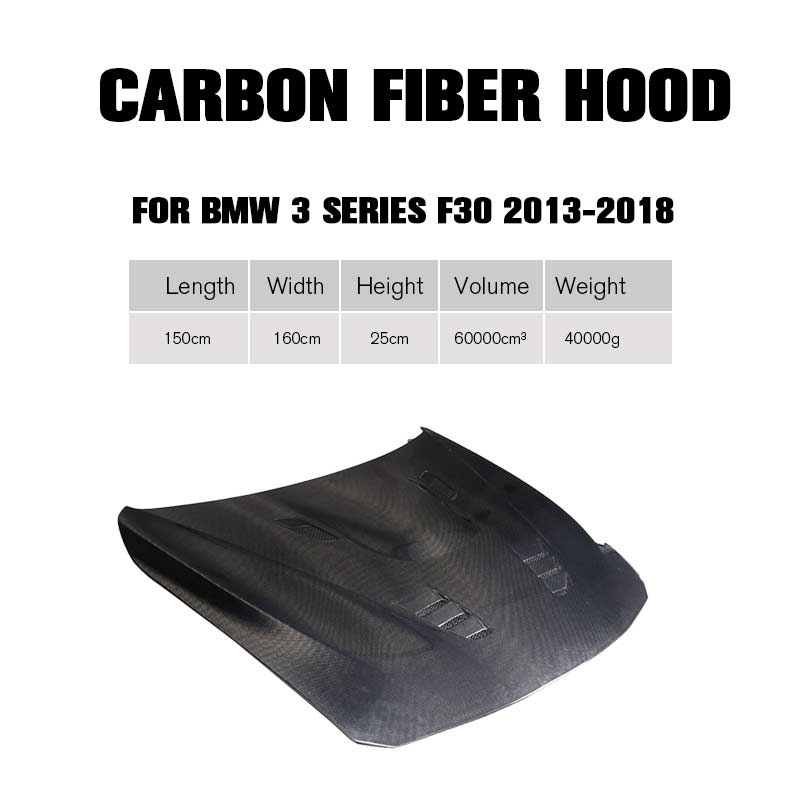For BMW F30 Carbon Hood 2013-2018 (1)