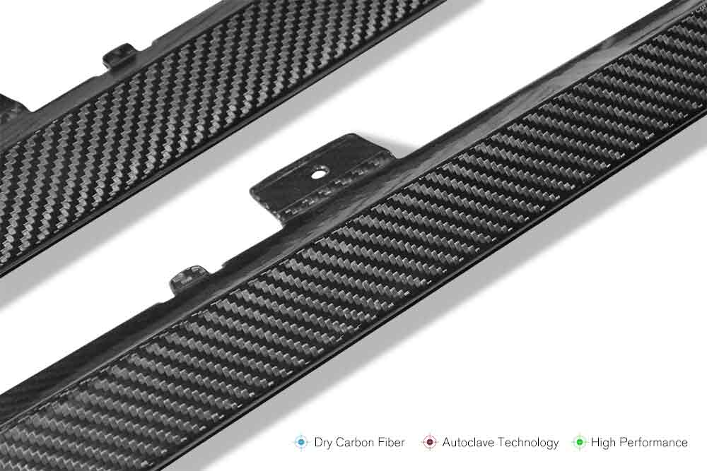 carbon fiber side skirts details