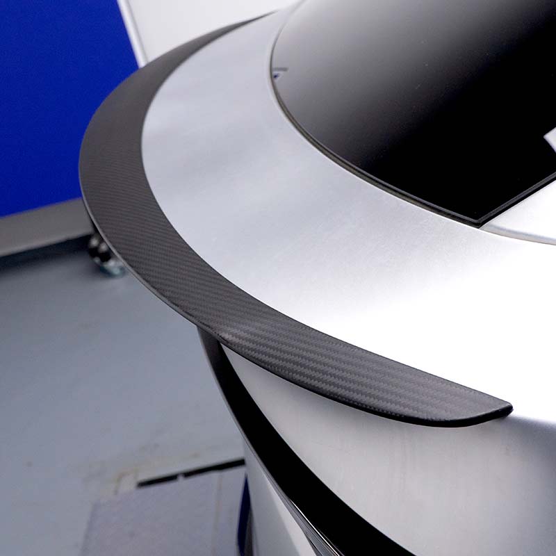 tesla model y carbon fiber spoiler