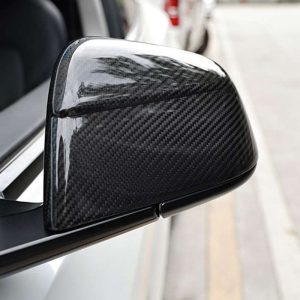 Dry Carbon Fiber Model Y Mirror Caps (4)