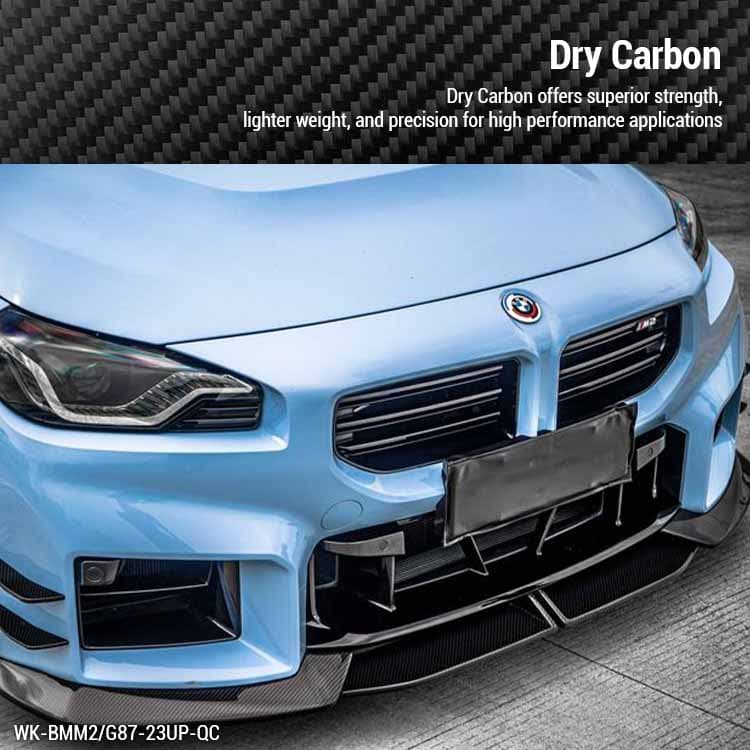Dry carbon Fiber G87 Front Lip (3)