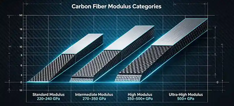 Carbon Fiber Modulus Categories